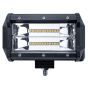 Allextreme EX7IW1P 7 Inch CREE Led Fog Light 24 LED Waterproof Cube Pod Spot Lamp with Mounting Brackets for Cars and Motorcycle (72W, White Light, 1 PC)