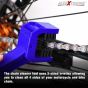 AllExtreme CYL-06-T Multi-Purpose Bike Chain Cleaner Brush with Soft & Long Bristles Ideal for Quick Cleaning of Cycles, Motorcycles (Blue)