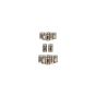 Allextreme AESSC001 12 Pcs Round Stainless Steel Spice Containers with Shaker Lids and 4 Different Knobs for Dining Table, Kitchen Counters and Racks
