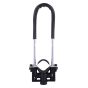 AllExtreme EXM2ULK Heavy-Duty Lancer Bike Lock Front Wheel Shocker Anti-Theft Safety with Mounting Bracket for Motorcycles Dirt Bikes Mountain Biking (Black)