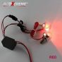 Allextreme EXELW2P Universal High Power LED Eagle Eye License Number Plate Light Turn Signal Light Parking Light for Bikes, Cars, SUVs, Trucks (9W, Red, Pack of 2)