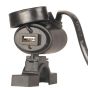 AllExtreme EXUCC005 Universal Waterproof Motorcycle USB Charger Adapter with Cap & Power LED Indicator with Installation Kit (9-36V)