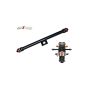 AllExtreme EXWLGB1 Heavy Duty Die Cast Iron Leg Guard Solid Front Bike Safety Crash Bar with White LED Warning Lights Compatible for BS3 and BS4 Model Royal Enfield Bullet 350cc and 500cc