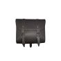 AllExtreme EXLDBSB Motorcycle Backseat Square Saddle Bag Water Resistant Leatherette Front & Rear Seat Bike Tool Kit Storage Organizer Compatible with Royal Enfield Bullet (Dark Brown)