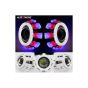Allextreme EXPLBRW Projector LED Lamp 12v IP65 Waterproof 3-stylish Angel Ring Compatible with Cars, Motorcycles & Other Vehicles- Multicolor
