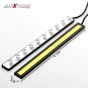 AllExtreme EXDW2C Universal Ultra Bright Daytime Running LED Lights Waterproof Slim Chip COB LEDs Strip DRL Lamp for Cars (6W, White Light, 2 PCS)