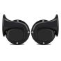 AllExtreme EXBZPH2 Super Loud Air Siren 12V 500Hz Waterproof Horn with 110DB Speaker for Cars, Bike & Motorcycles (2 PCS)