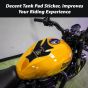 AllExtreme EXTP193 Customized Enfield Bullet Fuel/Gas Tank Pad Protector Decal Sticker (Black)