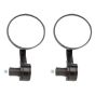 AllExtreme EX78RBM Universal 7/8 Inch Handlebar Motorcycle Rear View Side Mirrors Set Compatible for Bullet Classic Electra Standard 350cc & 500cc (Black, 2 PCS)