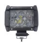 Allextreme EX6OL1P 6 LED Fog Light Bar 4 inch Waterproof High Beam CREE Work Light for Motorcycle Car Truck and Jeep (18W, White Light, 1 PC)