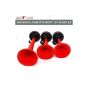 Allextreme EXCAHR3 Car/Bikes Air Horn with 12 Volt Air Compressor and Attachment Screws and Brackets for Passenger Car, Truck, SUV, Trailer, Motorcycle (Red)