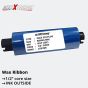 AllExtreme 3.34" x 70 M Thermal Transfer Ribbon 2 Roll Enhanced Wax Resin Ink Compatible with Eltron Datamax for Barcode Label Tag Printing (Pack of 2)