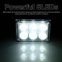 Allextreme EX6FO1P 6 LED Fog Light Bar Waterproof High Beam Off Road Driving Work Lamp for Motorcycle and Cars (18W, White Light, 1 PC)