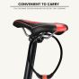 AllExtreme EXBNCL1 Anti-Theft Protection Bike Cable Lock 4 Digit Security Resettable Combination Number Locks for Helmets (2 Feet)