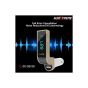 AllExtreme EXCARG7 Wireless in-Car Hand Free Call/Stereo Music Player Bluetooth FM Transmitter with USB Car Mobile Charger for All Android Smartphone & Other Devices (Golden)