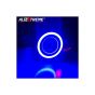 AllExtreme EXU12FLB1 U12 CREE LED Fog Light with Red and Blue Angel Eye Strobe Side Lights for Car, Motorcycle, Ambulance (30W, Red, Blue and White Light, 1 PC)