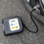 AllExtreme EXDAC35 12V DC Digital Tire Inflator Air Compressor Pump with Digital Gauge and Emergency Flash Light for Cars, SUVs, Motorcycles, Bicycles and Sports Accessories (200 PSI)