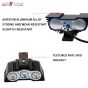 Allextreme EX3OEB1 3 LED Owl Eye Waterproof CREE LED Fog Light with High Beam/Low Beam Function for Bike/Motorcycle and Cars (30W, Black, 1 PC)