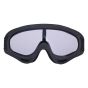 Allextreme EXGRM1P Unisex Ski Snow Goggles with Windproof, Dustproof, UV Protection & Anti-Glare Lens for Riding and Skiing (Dark Matte Black)