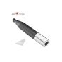 AllExtreme EX126 Fatboy UC Designer Bike Exhaust Silencer with Glasswool Compatible for BS3 and BS4 Model Royal Enfield Bullet 350cc and 500cc (Black with Chrome Tail)
