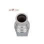 AllExtreme EXTMSLC Torque Model Silencer with Bush Compatible for Royal Enfield BS3 and BS4 Model Bullet 350cc and 500cc (Chrome)