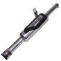 AllExtreme EX129 Indori Model Exhaust Silencer Compatible for BS3 and BS4 Model Royal Enfield Bullet 350cc and 500cc (Chrome)