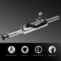 AllExtreme EX129 Indori Model Exhaust Silencer Compatible for BS3 and BS4 Model Royal Enfield Bullet 350cc and 500cc (Chrome)
