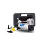 AllExtreme AE-8300K Portable Air Compressor Pump 12V Electric Heavy Duty Tyre Inflator with Tool Box Kit, Cigratte Lighter Plug and Extension Air Hose (150 PSI) (Black)