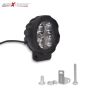 Allextreme EX4F3I1 4 LED Round Fog Light Waterproof 3 inches Lamp with Mounting Stand for Motorcycle and Cars (12W, White Light, 1 PC)