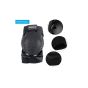 Allextreme EXKEG04 Breathable Adjustable Knee & Elbow Pads Protection Motorcycle Racing Riding Unisex Knee Guard Armor Proctective Gear with Microfiber Towel