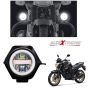 Allextreme EXU23F1 U23 Auxiliary Fog Lamp Waterproof Driving Spot LED Lights with Blue Demon and Red Angel Eyes USB Charging Light for Bike Cars Truck ATV SUV Jeep Boat (30W, Multi Color, 1 PC)
