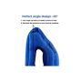 Allextreme EXTR06B Multifunctional Inflatable Travel Pillow Large Air Cushion Neck Pillow with Full Body and Head Support for Aeroplanes, Trains, Office Sleep (Blue)