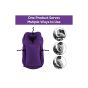 Allextreme EXTR06B Multifunctional Inflatable Travel Pillow Large Air Cushion Neck Pillow with Full Body and Head Support for Aeroplanes, Trains, Office Sleep (Purple)