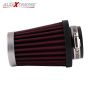 AllExtreme EXAFIR1 Extended Air Filter Engine Replacement Inlet Rubber Intake Induction Kit for All Motorcycle and Bikes (50mm, Universal)