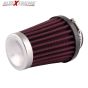 AllExtreme EXAFIR1 Extended Air Filter Engine Replacement Inlet Rubber Intake Induction Kit for All Motorcycle and Bikes (50mm, Universal)