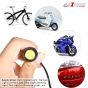 Allextreme EXELLR2 Eagle Eye Universal License Number Plate LED Light Bumper Daytime Running Lamp for Bikes, Motorcycles, Cars, SUVs and Truck (9W, Red, 2 PCS)