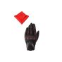 Allextreme EXMC10 Unisex Anti-Slip Polyster Full Finger Gloves with Microfiber Cleaning Towel for Weight Lifting, Riding, Fitness & Outdoor Acivity (Red & Black, XL)4