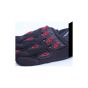 Allextreme EXMC10 Unisex Anti-Slip Polyster Full Finger Gloves with Microfiber Cleaning Towel for Weight Lifting, Riding, Fitness & Outdoor Acivity (Red & Black, XL)1