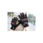 Allextreme EXMC10 Unisex Anti-Slip Polyster Full Finger Gloves with Microfiber Cleaning Towel for Weight Lifting, Riding, Fitness & Outdoor Acivity (Red & Black, XL)1
