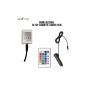 AllExtreme EX09LRC 4X 9 LED Multi-Colour RGB Car Interior Decorative Light Car Under Dash Interior Floor Strip Lightning Kit with Car Charger and Sounds Activated Wireless IR Remote Control1 (6W)