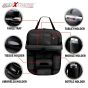 Allextreme EXFTCOB1 Universal PU Leather Auto Car Seat Back Organizer with Foldable Dining Table Tray, Multipocket Storage Tablet, Bottle and Tissue Paper Holder (Black)