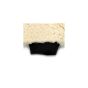 Allextreme EX17S3 Double-Sided Microfiber Car Washing Gloves Mitt Dusting Scratch-Less and Lint-Free Reusable Cleaning Duster for Wet or Dry Applications (Cream Colour, 3 PCS)