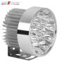 Allextreme EX18RF1 18 LED Round Fog Light Spot Beam Waterproof Pod Driving Work Lamp for Motorcycle and Cars (27W, White Light, 1 PC)