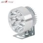 Allextreme EX9SFS2 9 LED Round Fog Light 3 Inches Off Road Driving Lamp with Handlebar Switch for Motorcycle, Car and Bikes (9W, White Light, 2 Pcs)