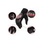 Allextreme EXSBFGXL Bike Racing Full Finger Gloves Unisex Biking Camping Sports Shock Absorption Hard Knuckle Hand Gloves with Microfiber Towel (X-Large)