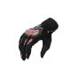 Allextreme EXSBFGXL Bike Racing Full Finger Gloves Unisex Biking Camping Sports Shock Absorption Hard Knuckle Hand Gloves with Microfiber Towel (X-Large)