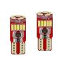 Allextreme EXT15CW Universal T10 LED Parking Light 5630 CMD Super Bright Interior Pilot License Plate Dome Indicator Lamp Bulb for Car Bike and Motorcycle (3W, White, 2 PCS)