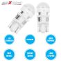 Allextreme EXTSBSW Universal T10 LED Parking Light 5630 CMD Super Bright Interior Pilot License Plate Dome Indicator Lamp Bulb for Car Bike and Motorcycle (3W, White, 2 PCS)