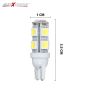 Allextreme EXT10CW3 Universal T10 LED Parking Light 9 SMD Super Bright Interior Pilot License Plate Dome Indicator Lamp Bulb for Car Bike and Motorcycle (3W, White, 2 PCS)
