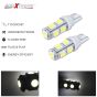 Allextreme EXT10CW3 Universal T10 LED Parking Light 9 SMD Super Bright Interior Pilot License Plate Dome Indicator Lamp Bulb for Car Bike and Motorcycle (3W, White, 2 PCS)